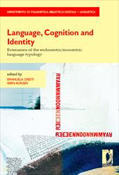 Language, Cognition and Identity. Extensions of the endocentric