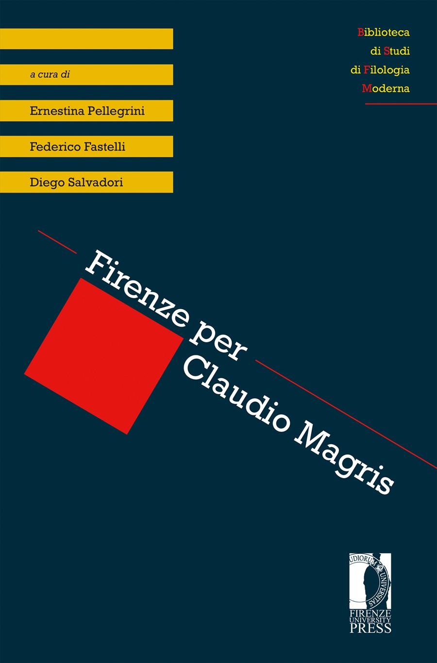 Firenze per Claudio Magris [book cover]